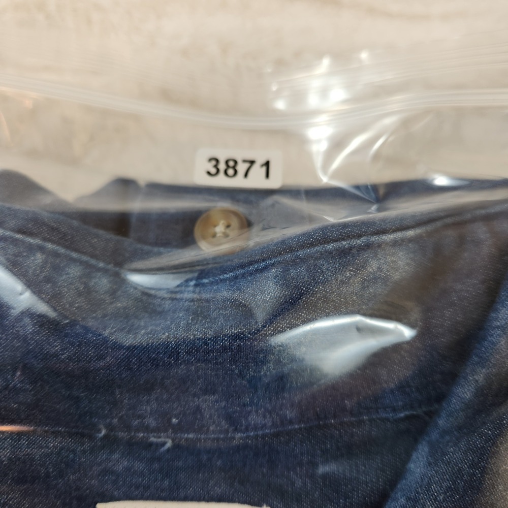 Brooks Brothers 346 Mens XL Blue Denim Long Sleeve Button Down Shirt All Cotton - Picture 12 of 12